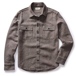 Taylor Stitch - Ledge Shirt Linen Tweed (Granite) - 40